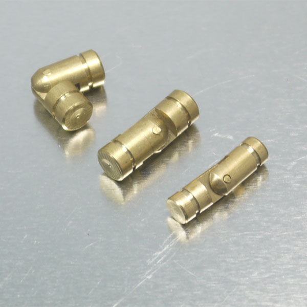 4x15mm Miniature Brass Concealed Cylinder Hinges